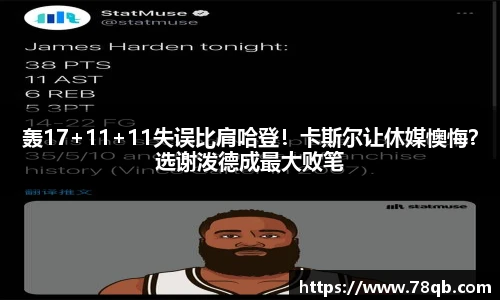 轰17+11+11失误比肩哈登！卡斯尔让休媒懊悔？选谢泼德成最大败笔